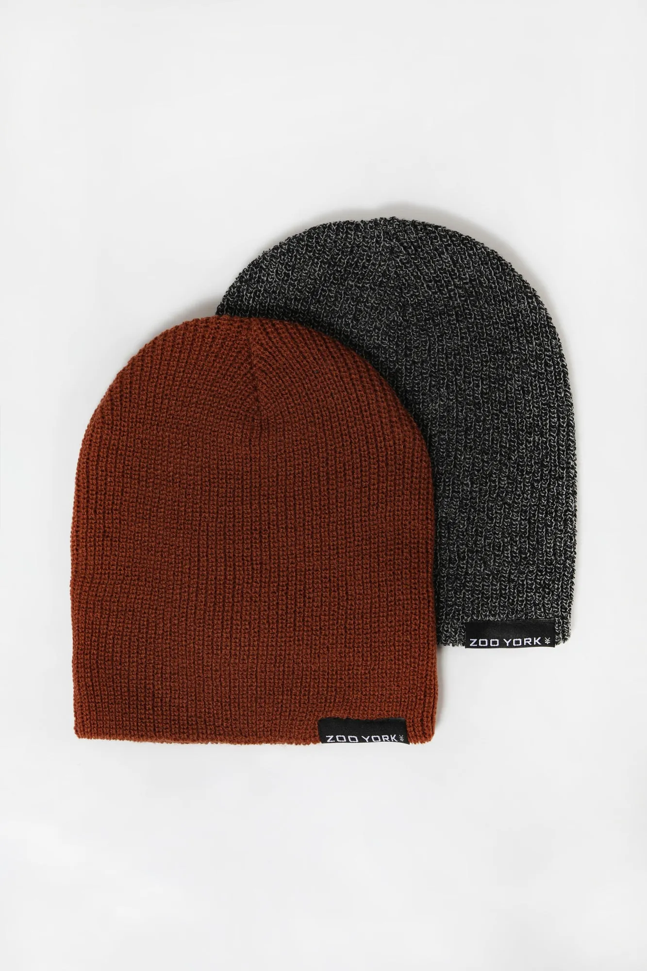 2 Tuques Style Slouchy Zoo York Homme