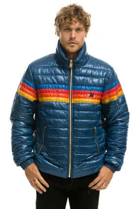 4 STRIPE TRAVELER JACKET - GLOSSY DEEP BLUE