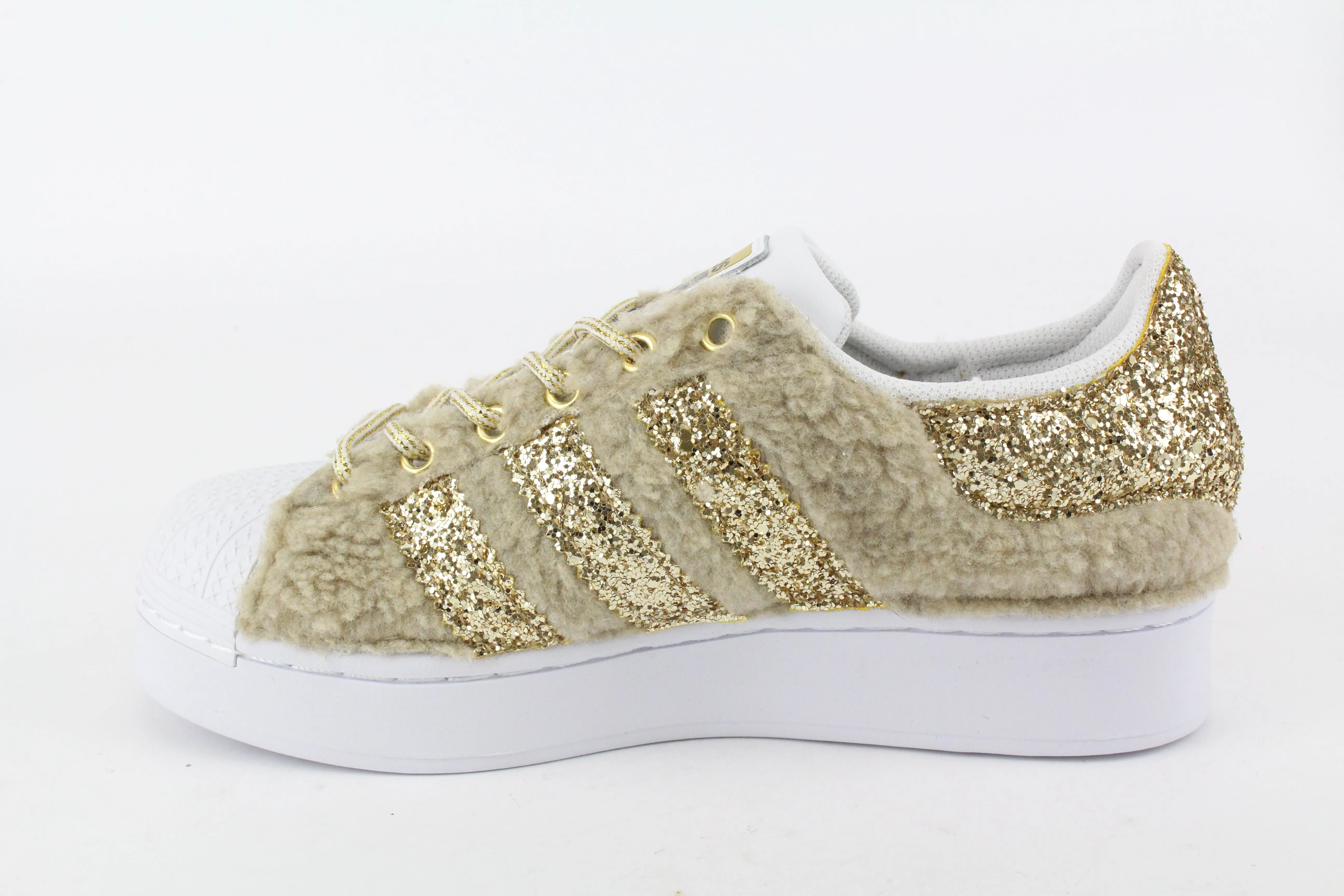 Adidas Superstar Bold Lamb & Glitter Oro