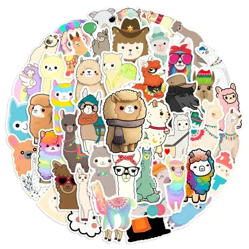 Alpaca Stickers Glossy