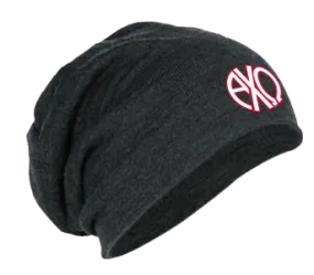 Alpha Chi Omega Monogram Slouchy Beanie