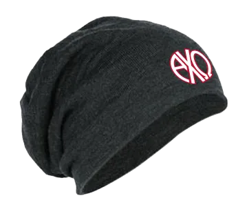 Alpha Chi Omega Monogram Slouchy Beanie