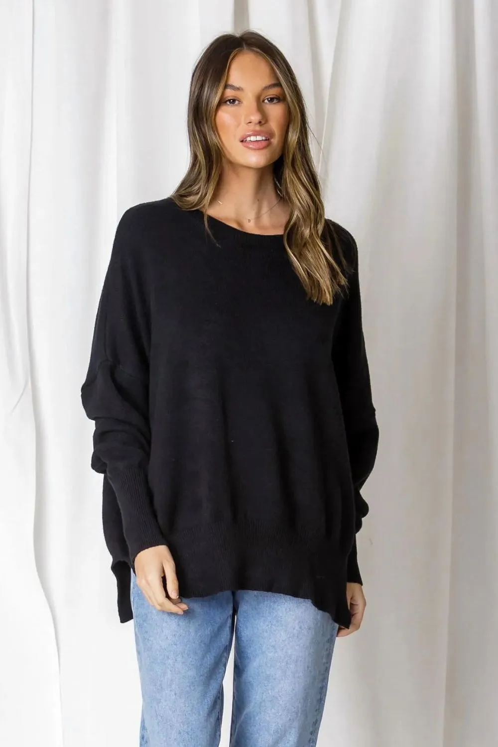 Aspen Slouchy Knit | Black