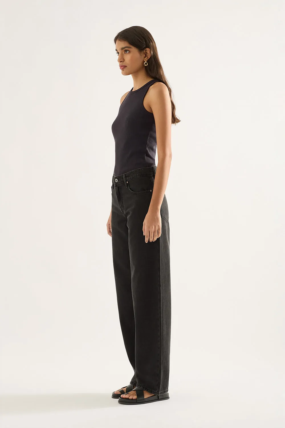 Avril Low Slouchy Wide Leg Jean