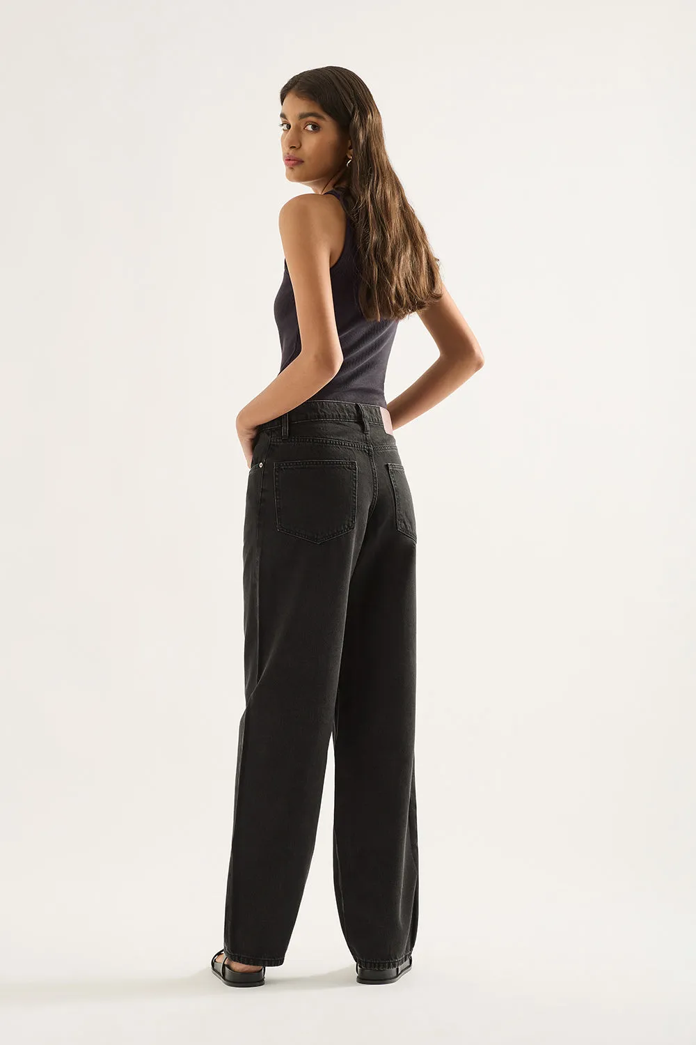 Avril Low Slouchy Wide Leg Jean