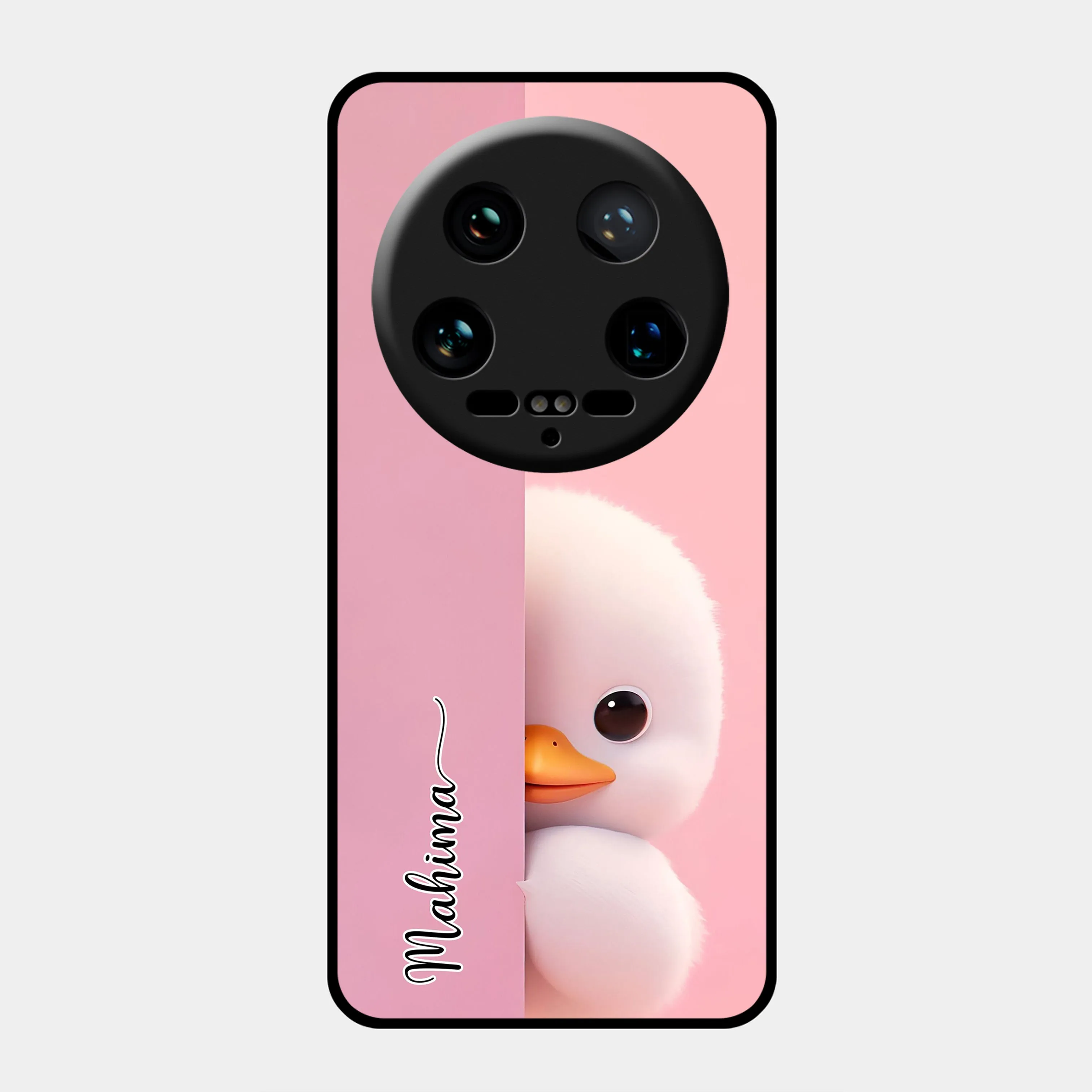 Baby Duck Glossy Metal Case Cover For Redmi