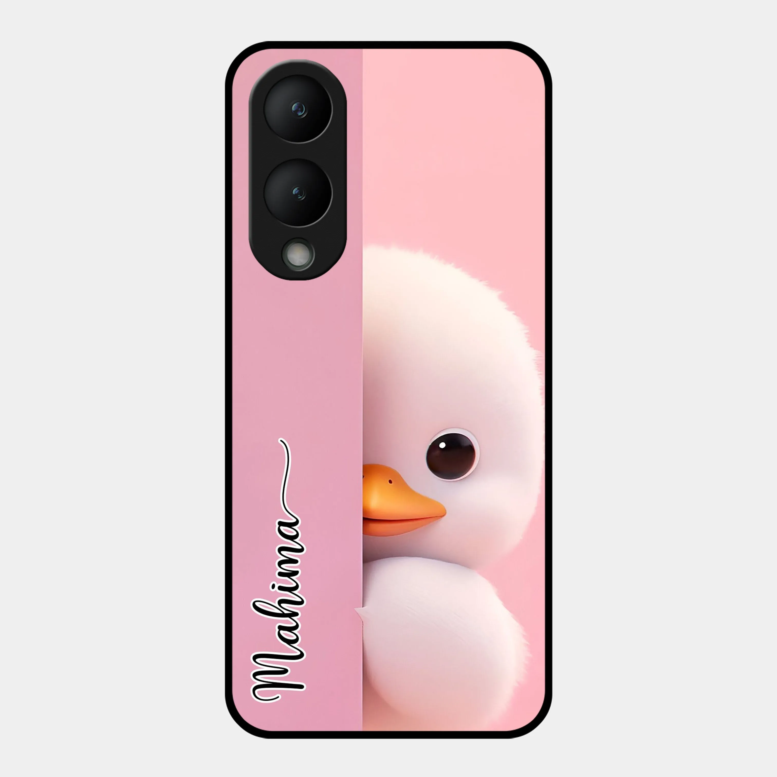 Baby Duck Glossy Metal Case Cover For Vivo