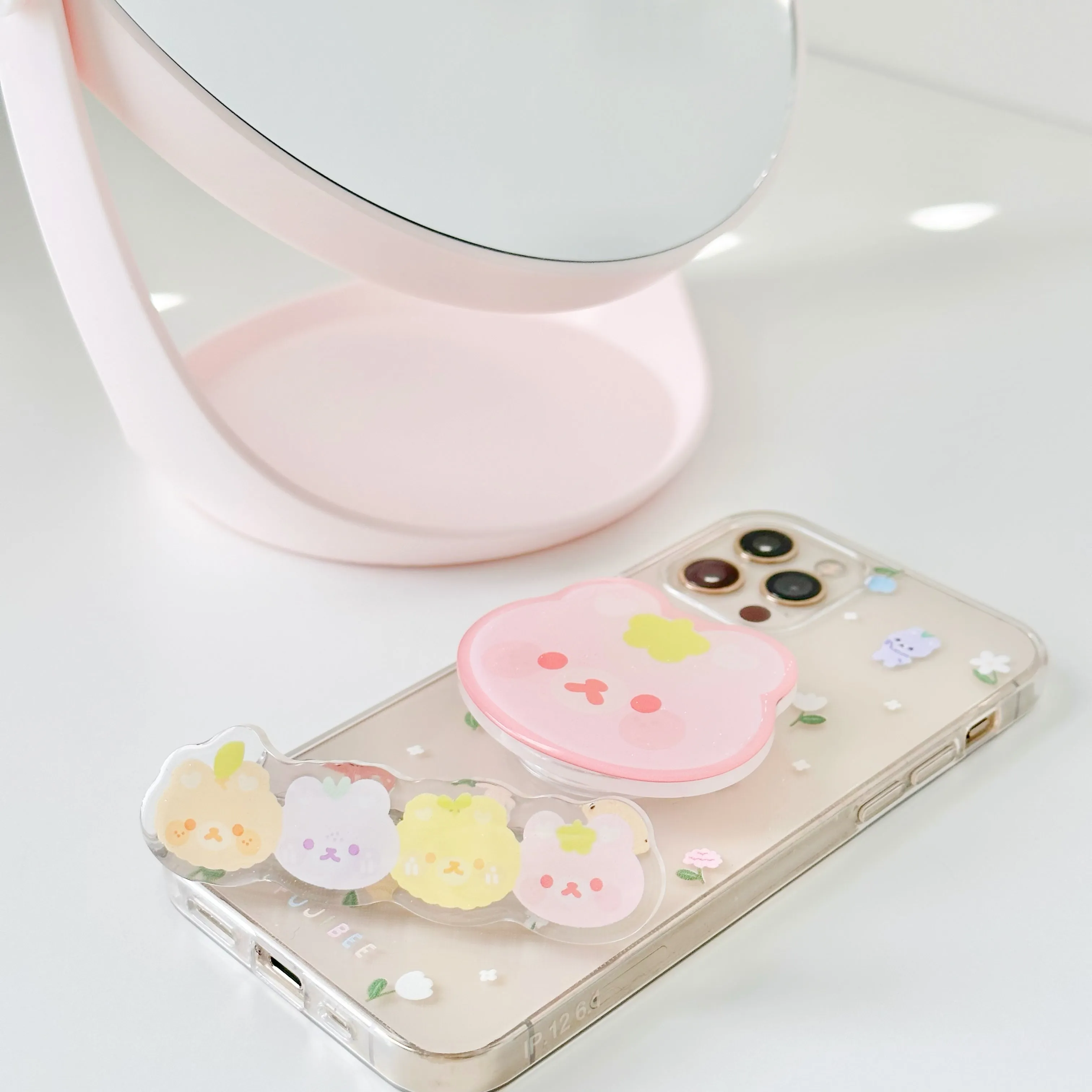 Barb Glossy Glitter Phone Holder