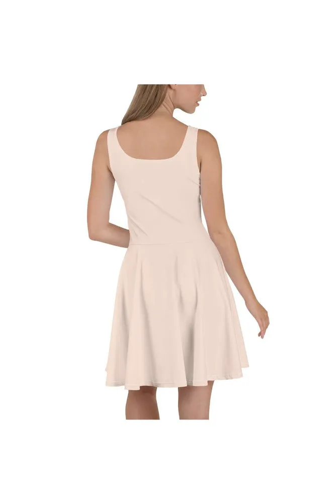 Bare-Colored Skater Dress