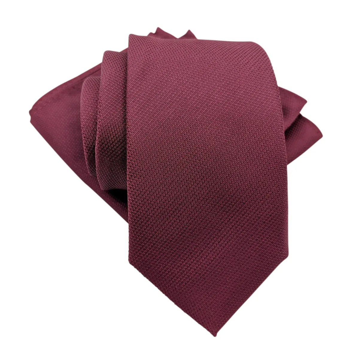 Berry Textured Wedding Tie