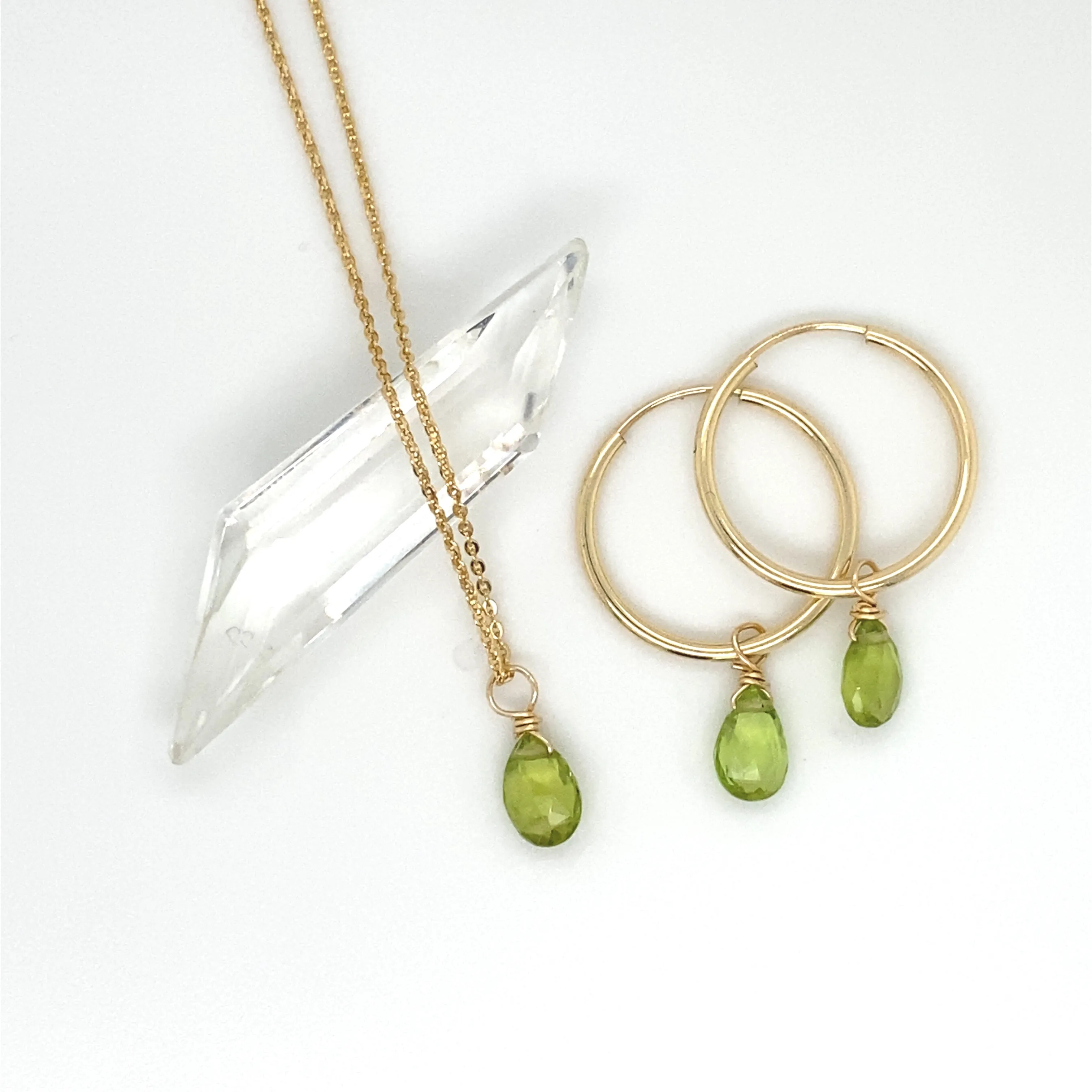 Bohemian Birthstone - August - Peridot Necklace