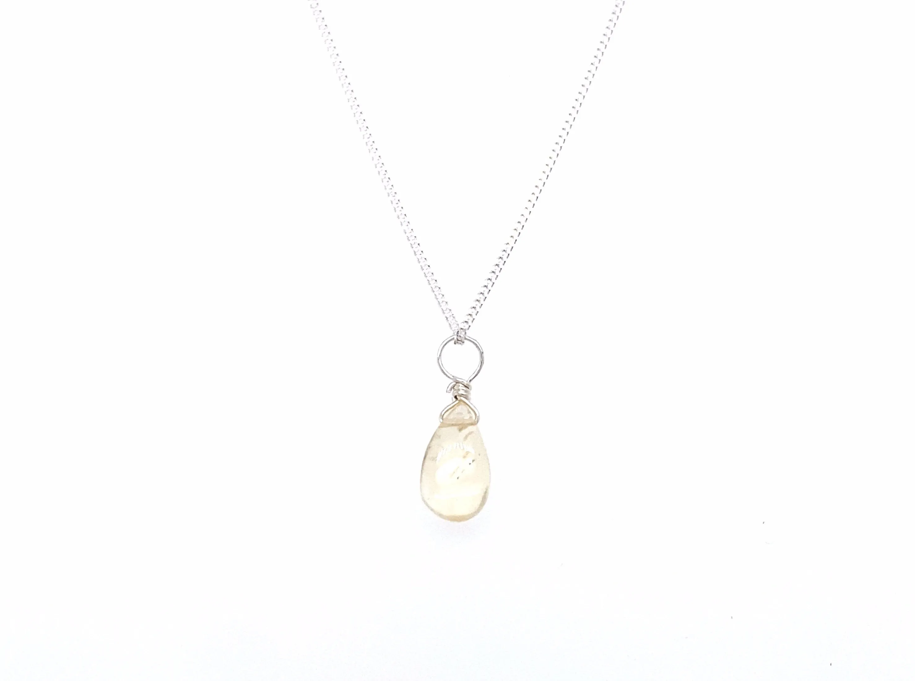 Bohemian Birthstone - November - Topaz Necklace