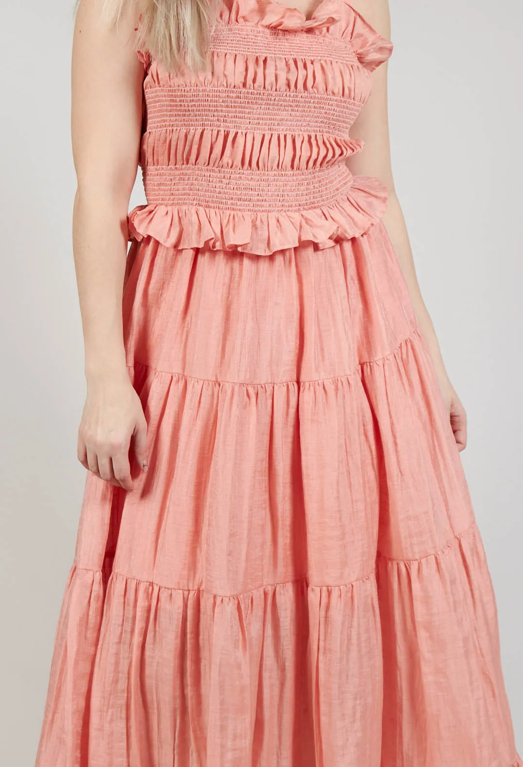 Bohemian Dress in Peach