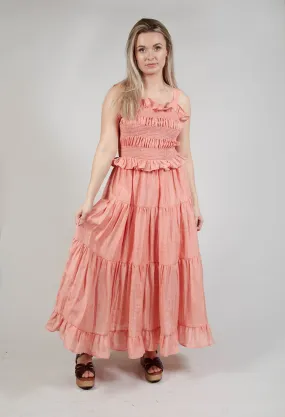 Bohemian Dress in Peach