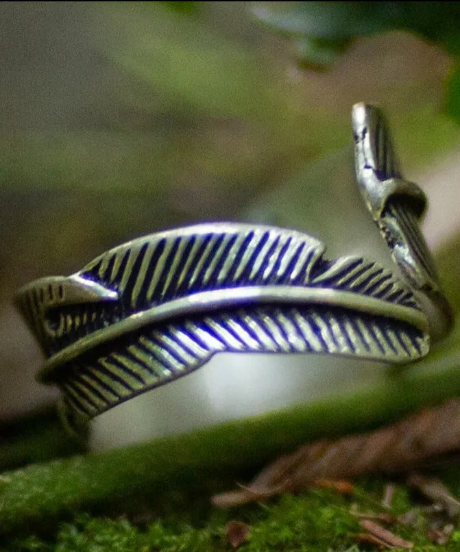 Bohemian Feather Ring