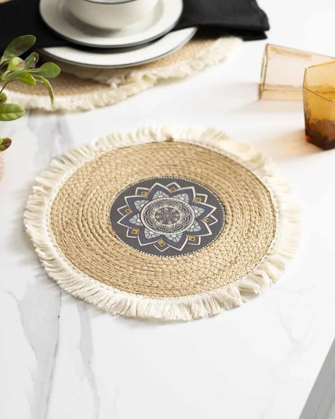 Bohemian Mandala Placemat - Cameo