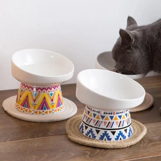 Bohemian Pet Bowl