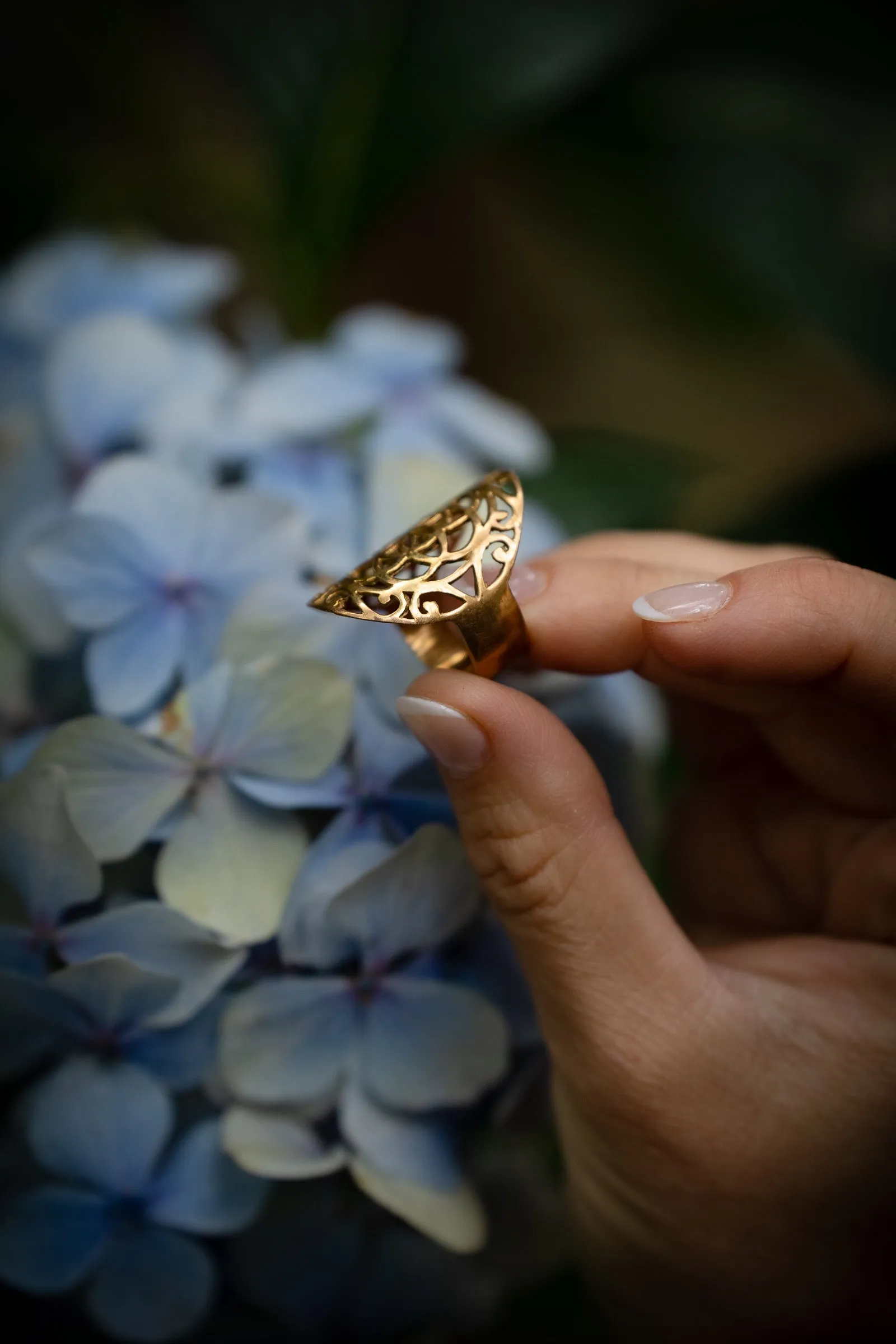 Bohemian Seed of life ring