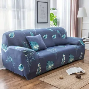 Bohemian-style Printed 3 Seater Sofa Cover   One Piece Pillow Cover