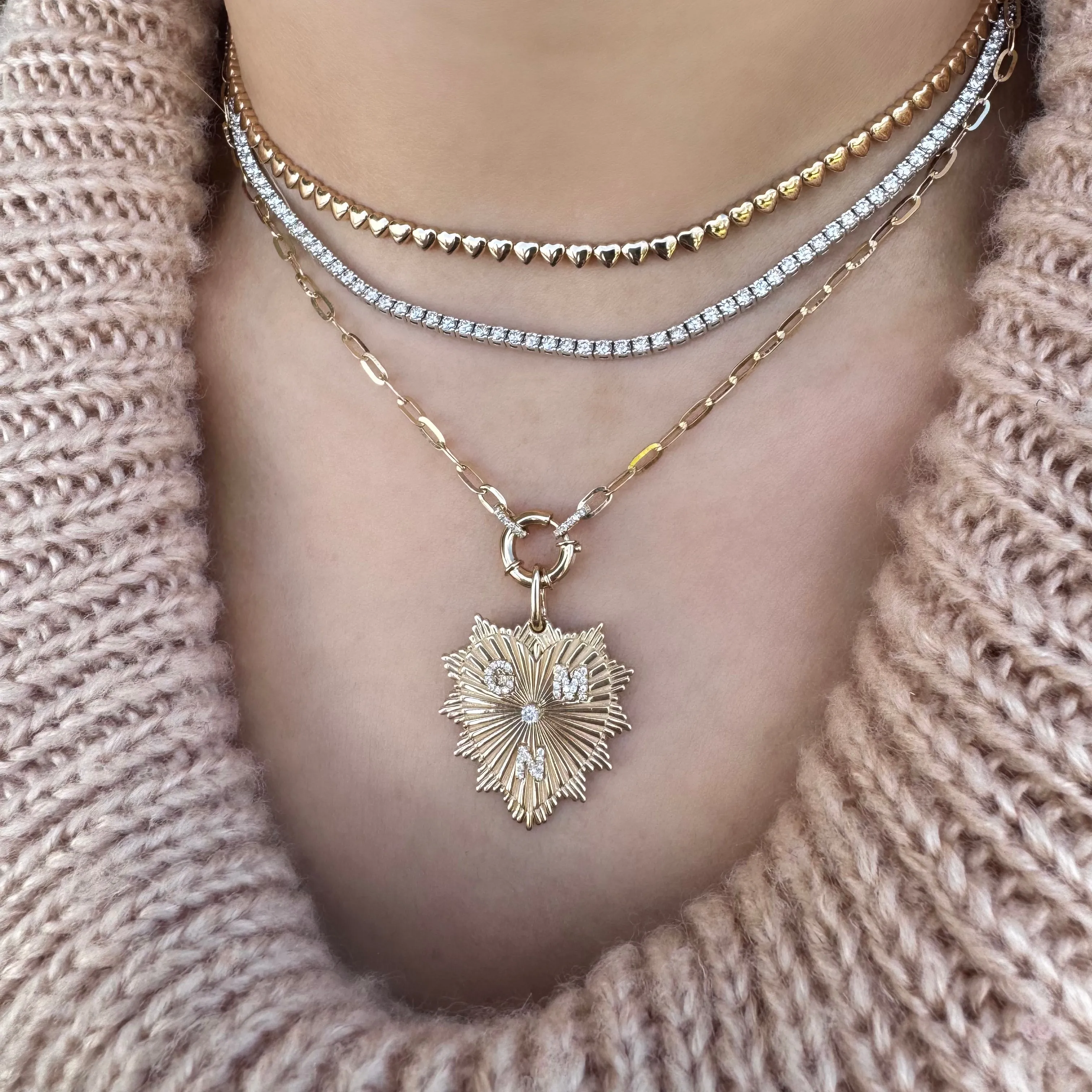 Bold Heart Necklace