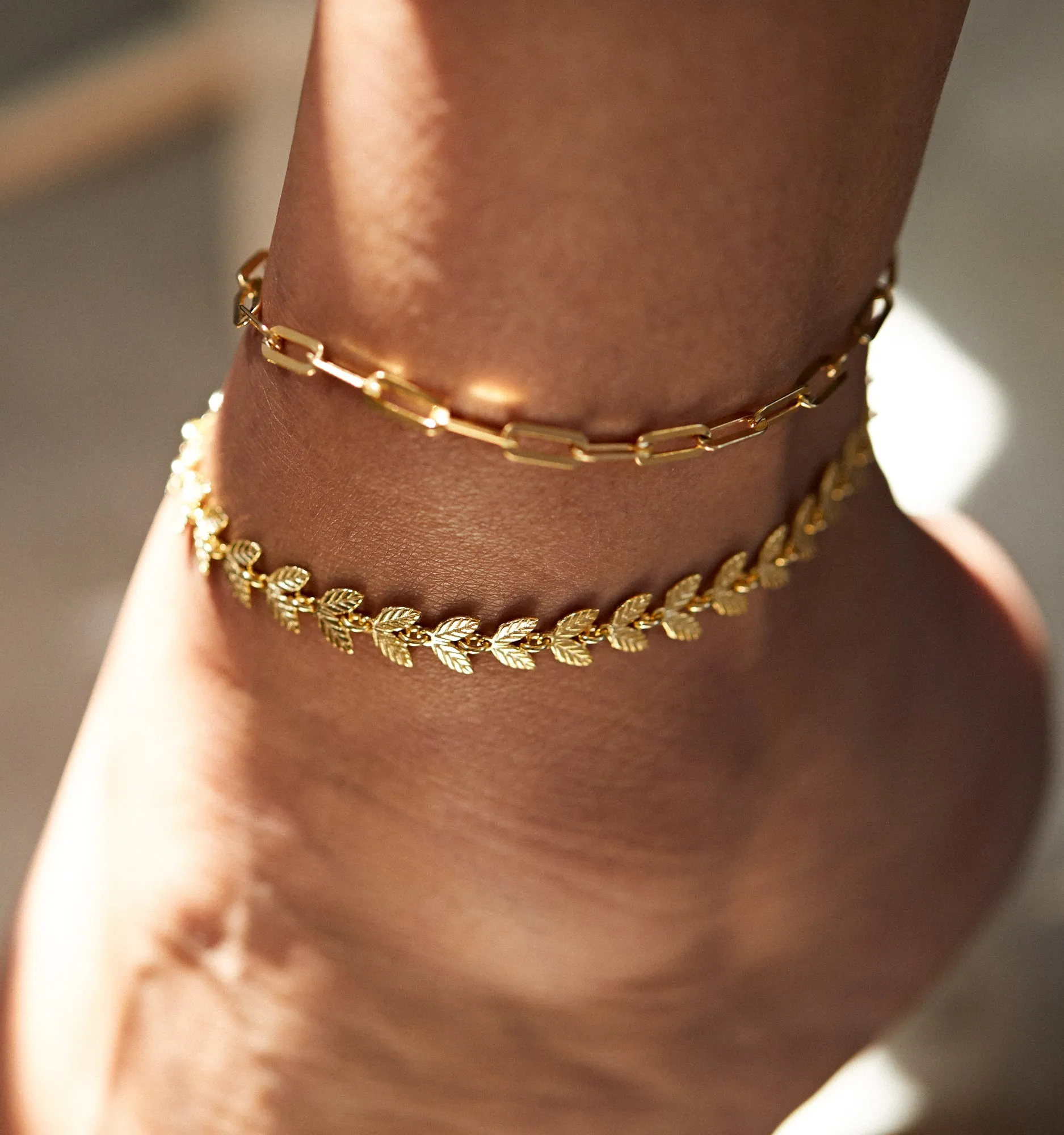 Bold Link Anklet