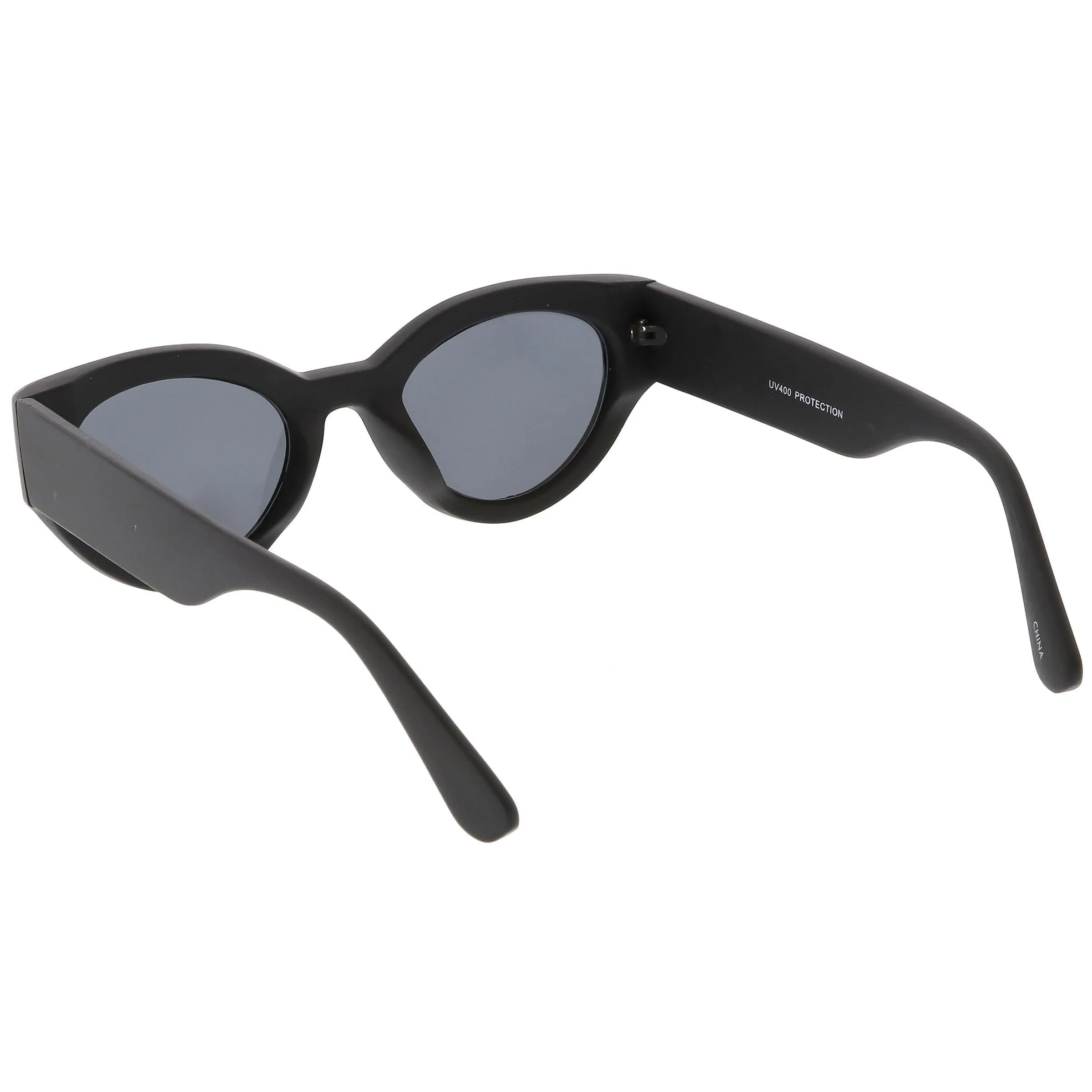 Bold Wide Frame Oval Sunglasses