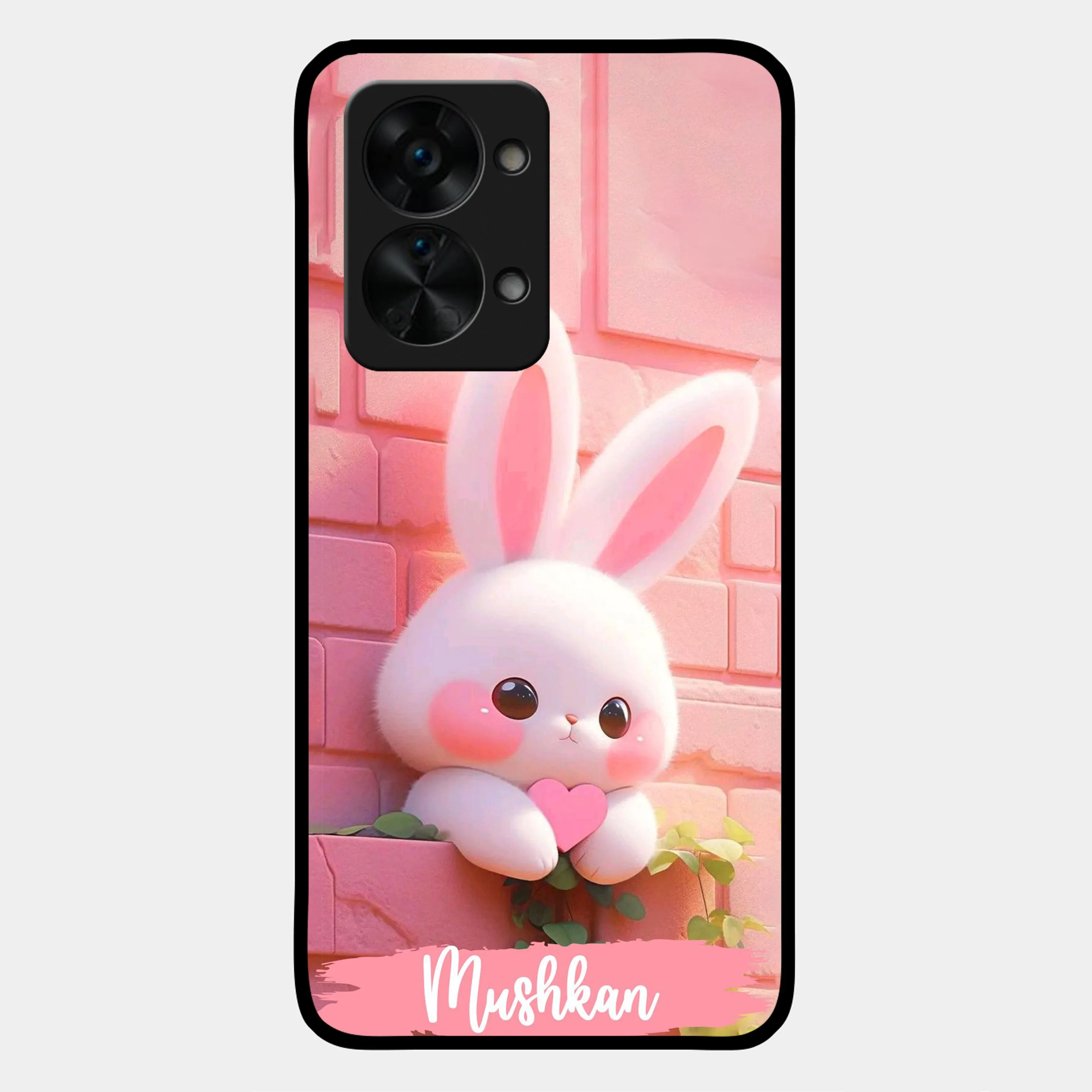 Bunny Glossy Metal Case Cover For OnePlus