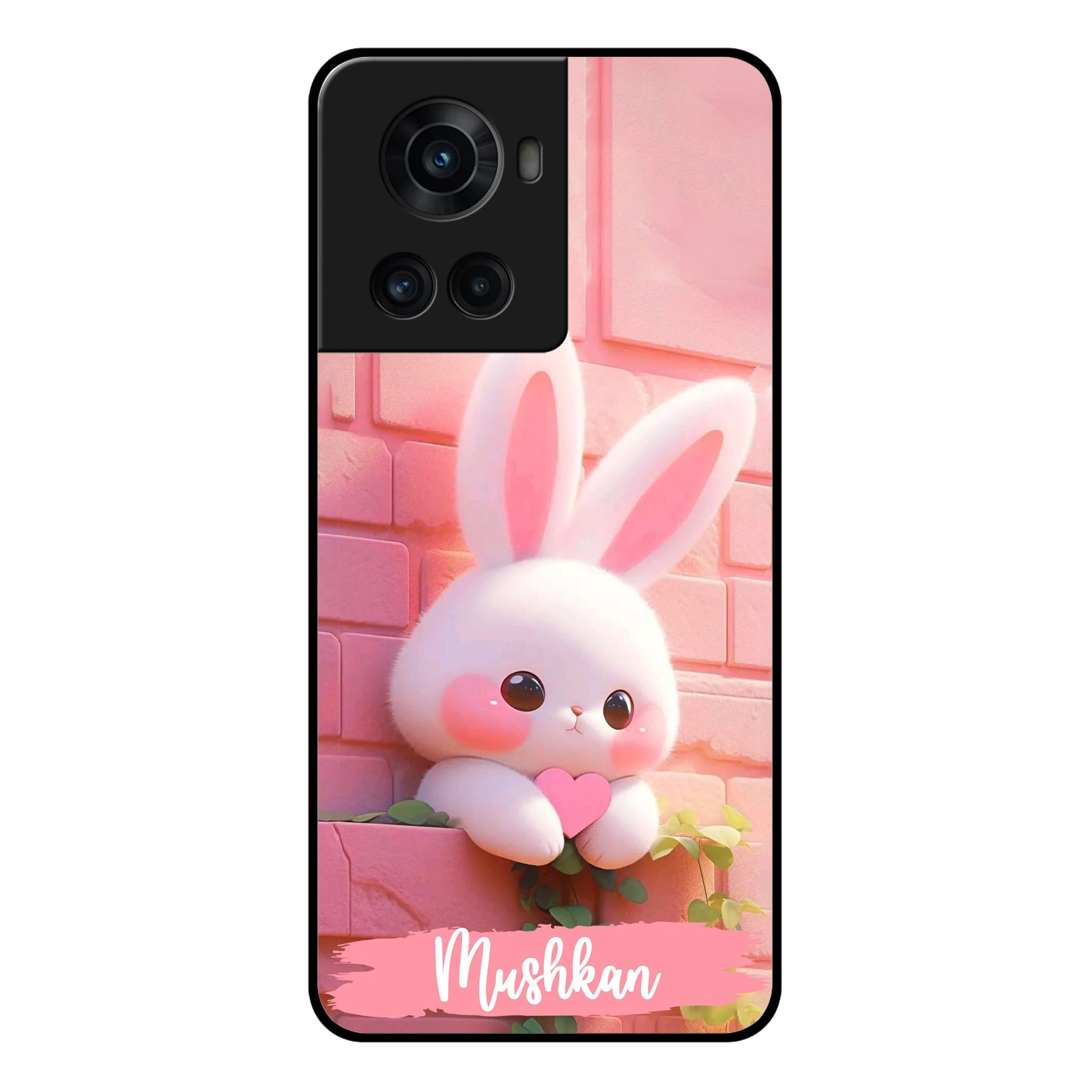 Bunny Glossy Metal Case Cover For OnePlus