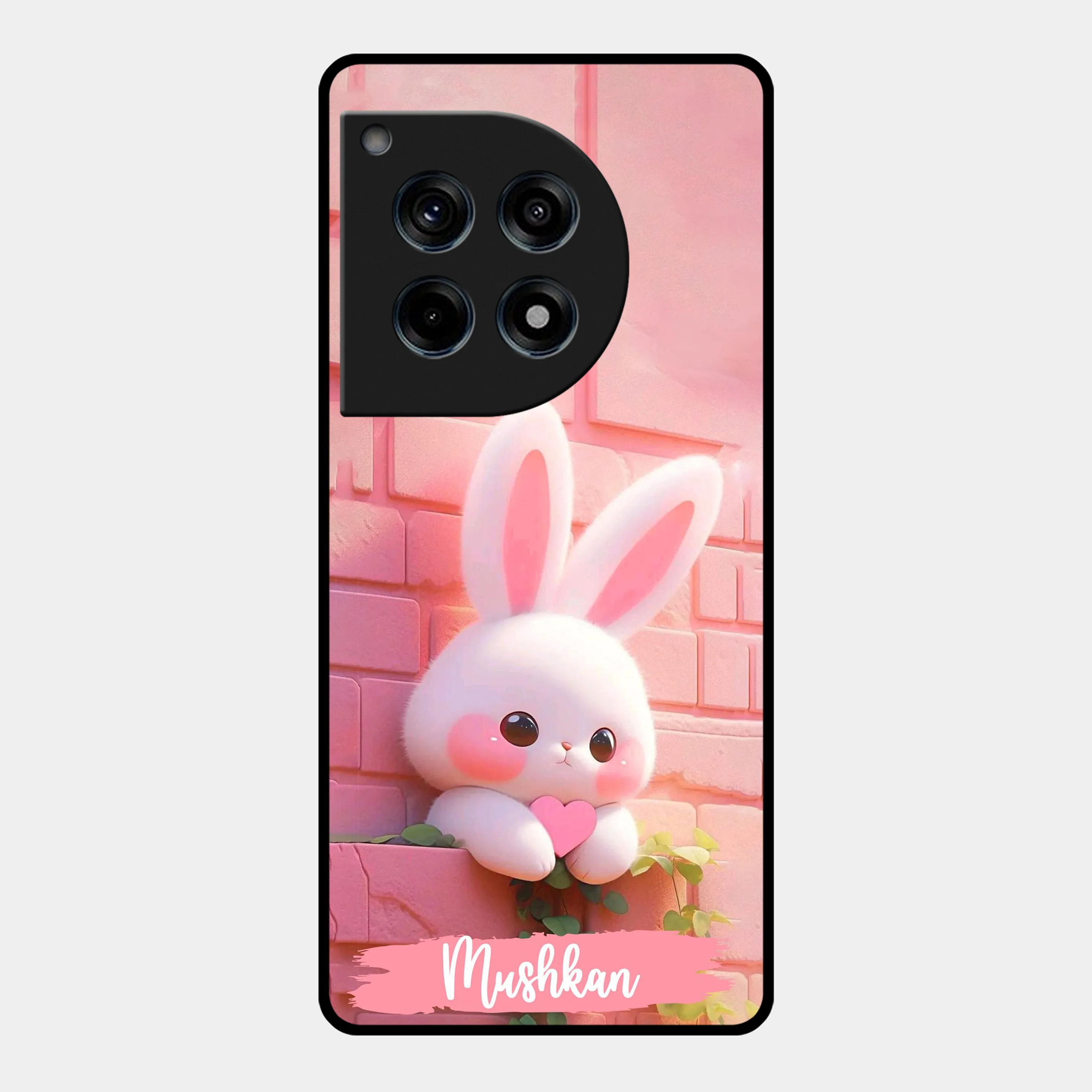 Bunny Glossy Metal Case Cover For OnePlus