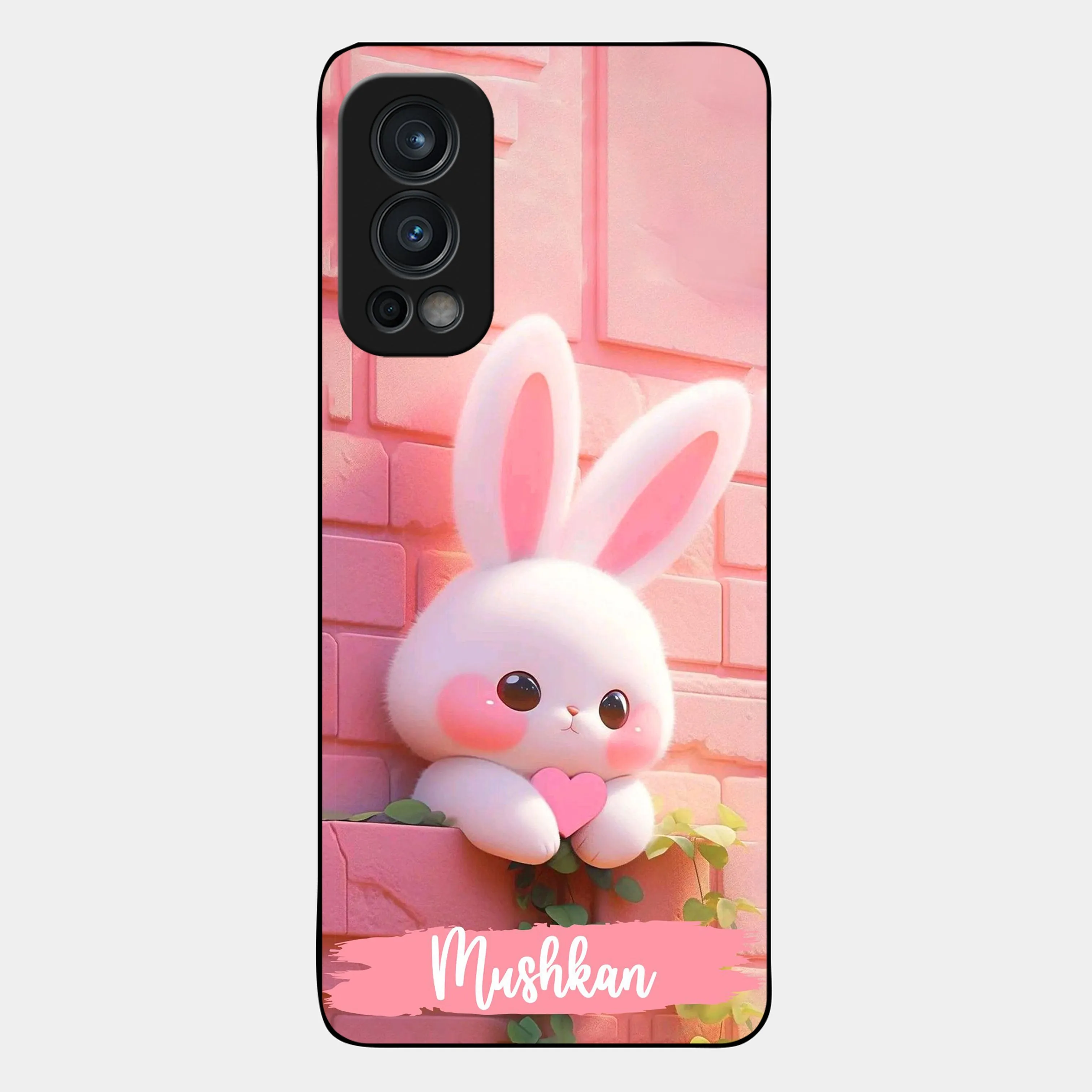 Bunny Glossy Metal Case Cover For OnePlus