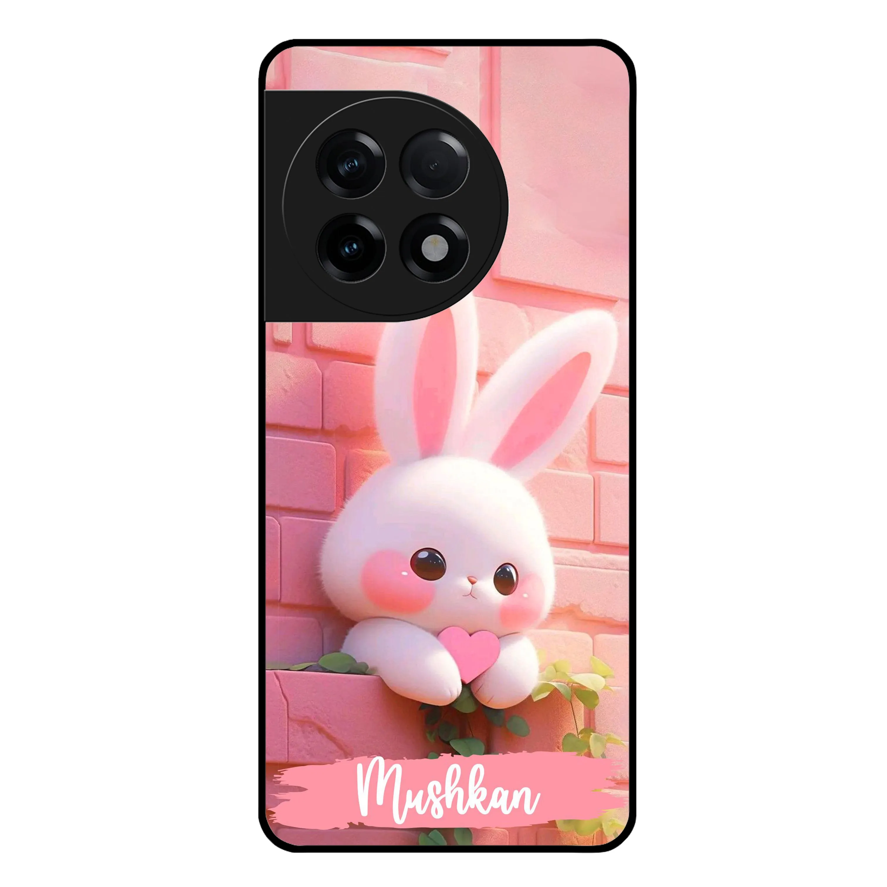 Bunny Glossy Metal Case Cover For OnePlus