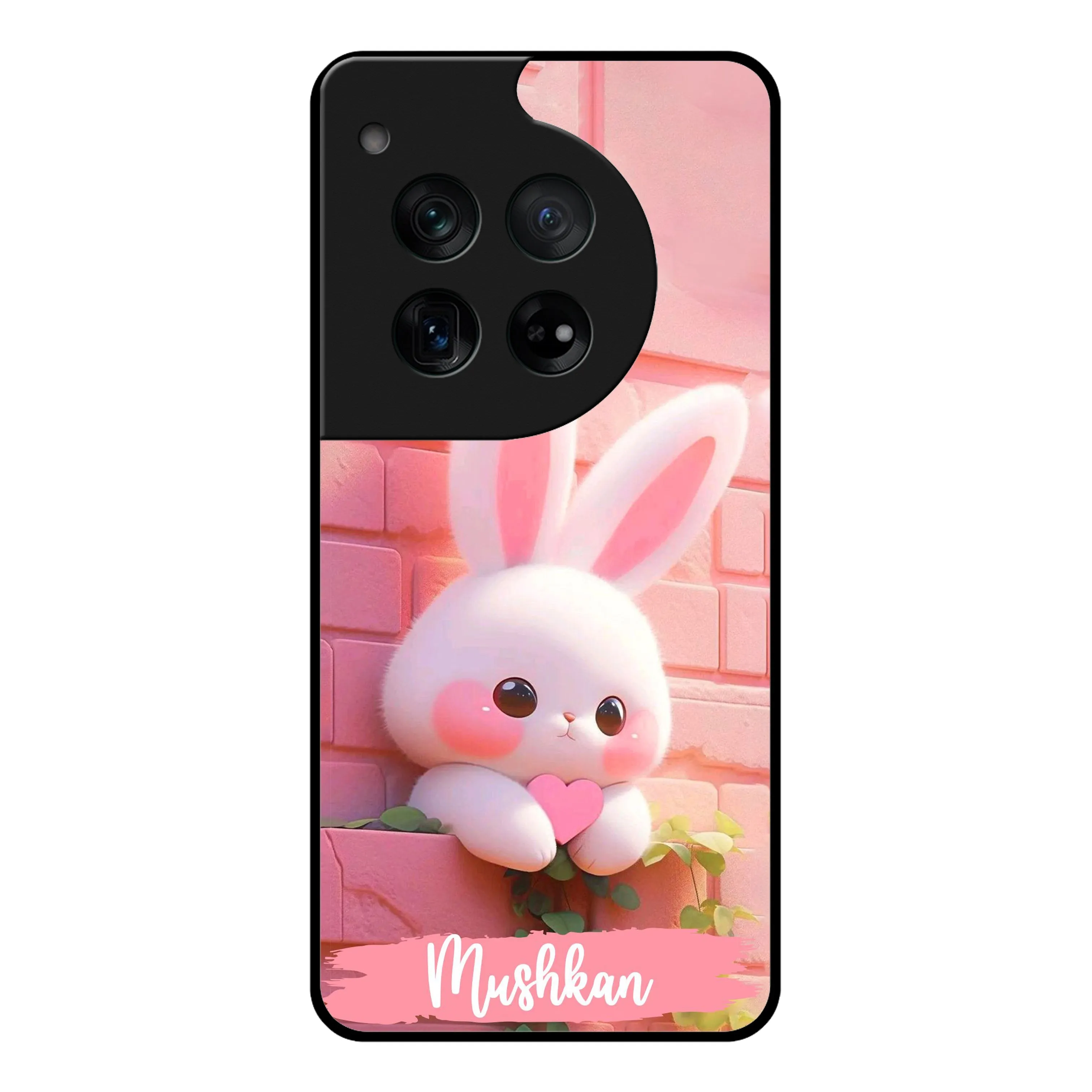 Bunny Glossy Metal Case Cover For OnePlus