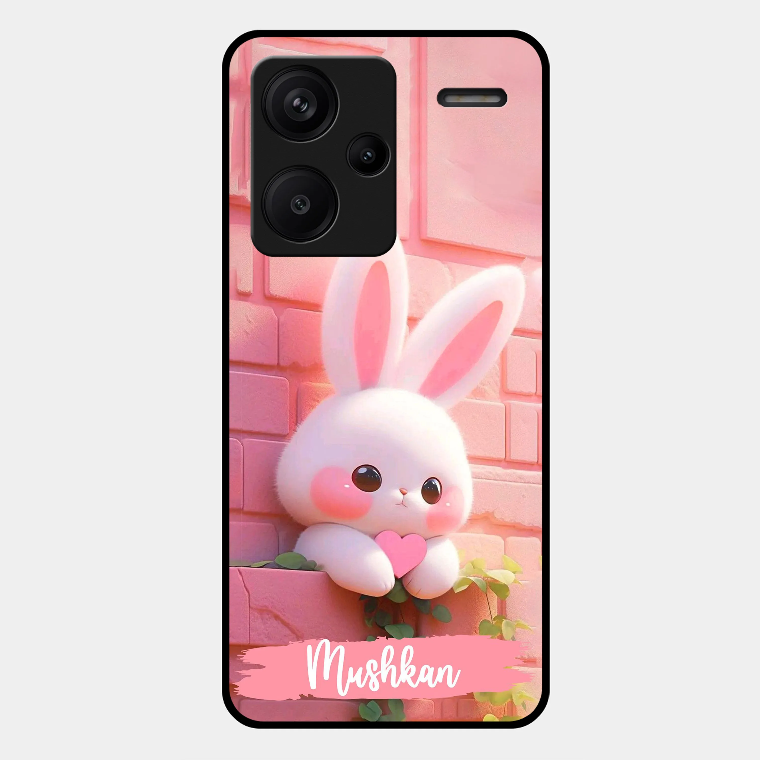 Bunny Glossy Metal Case Cover For Redmi