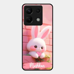 Bunny Glossy Metal Case Cover For Redmi