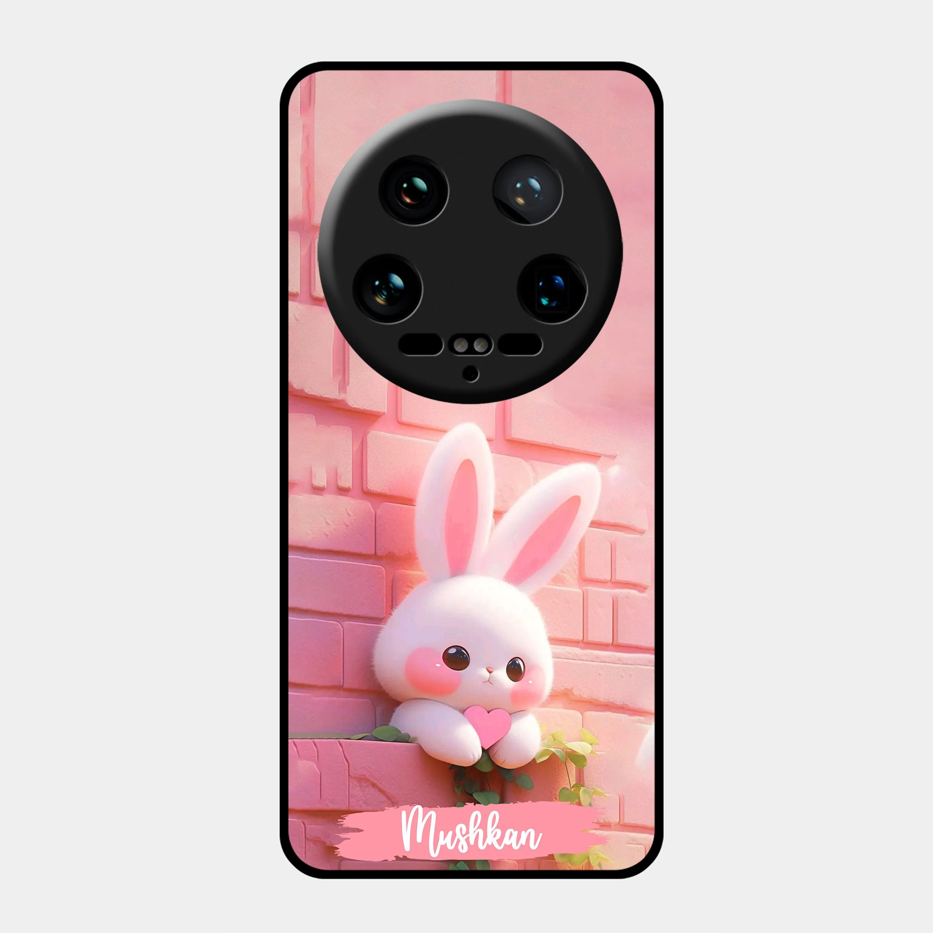 Bunny Glossy Metal Case Cover For Redmi