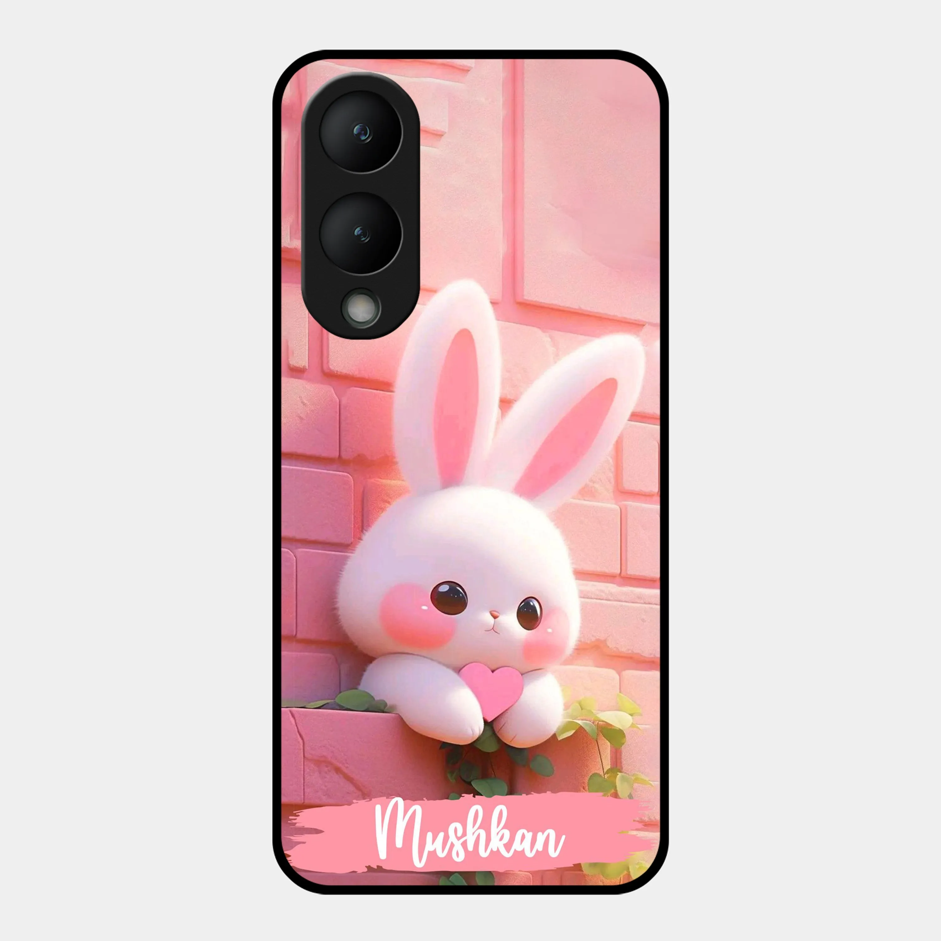 Bunny Glossy Metal Case Cover For Vivo