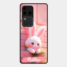 Bunny Glossy Metal Case Cover For Vivo