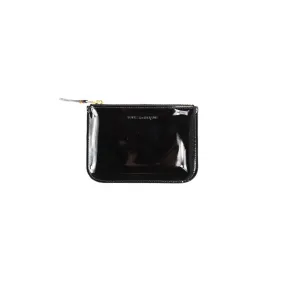 CDG Inside Check Classic SA8100 Glossy Wallet (Black)