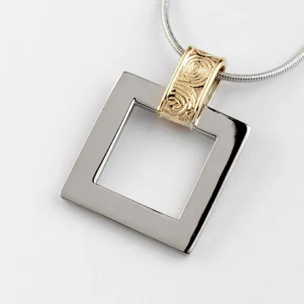 Cearnog Two-Tone Pendant