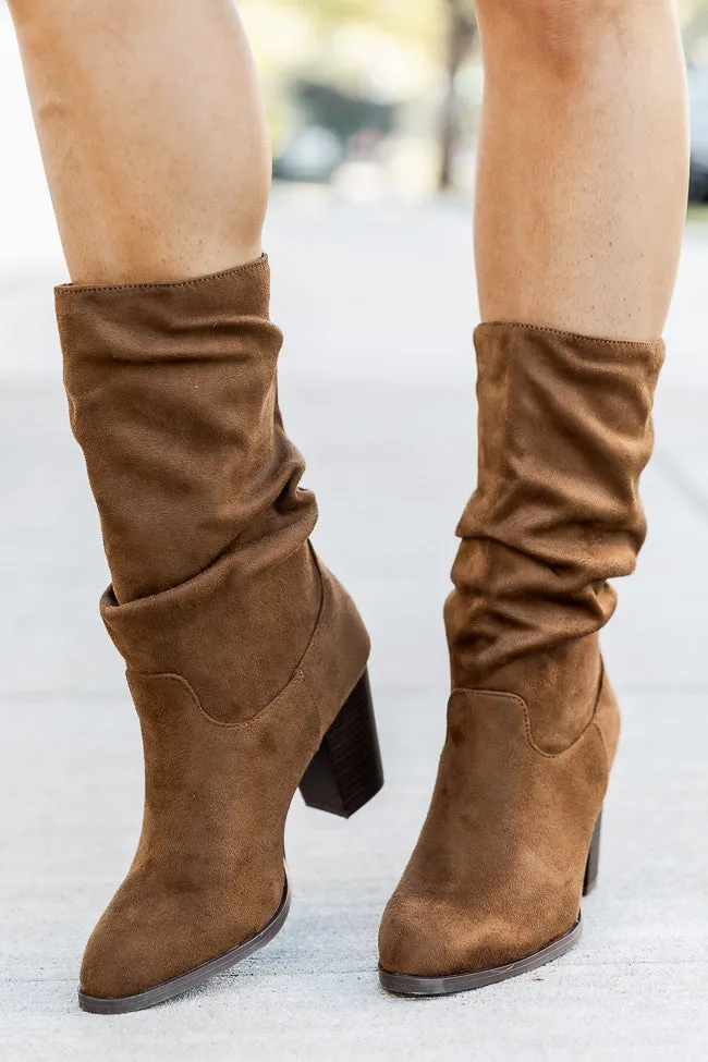 Christie Coffee Slouchy Suede Bootie FINAL SALE