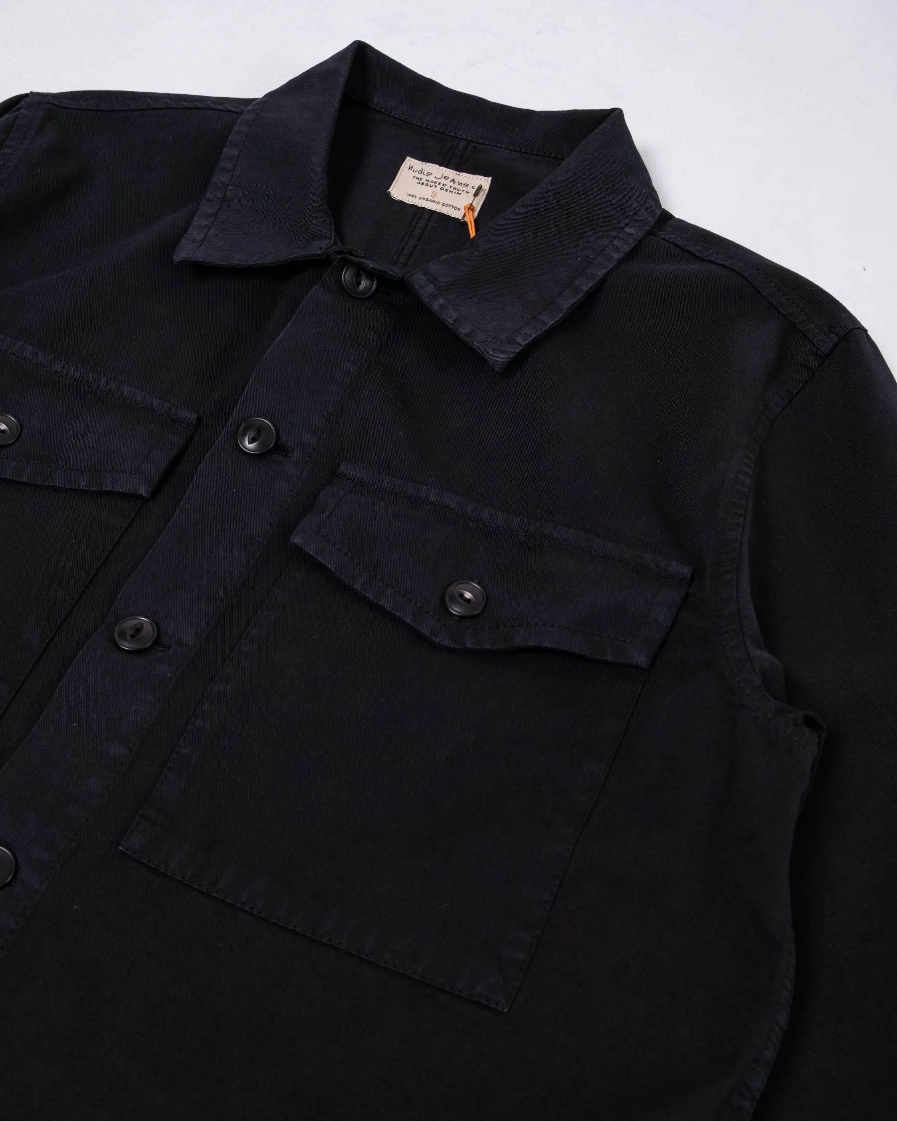 Colin Utility Overshirt Black