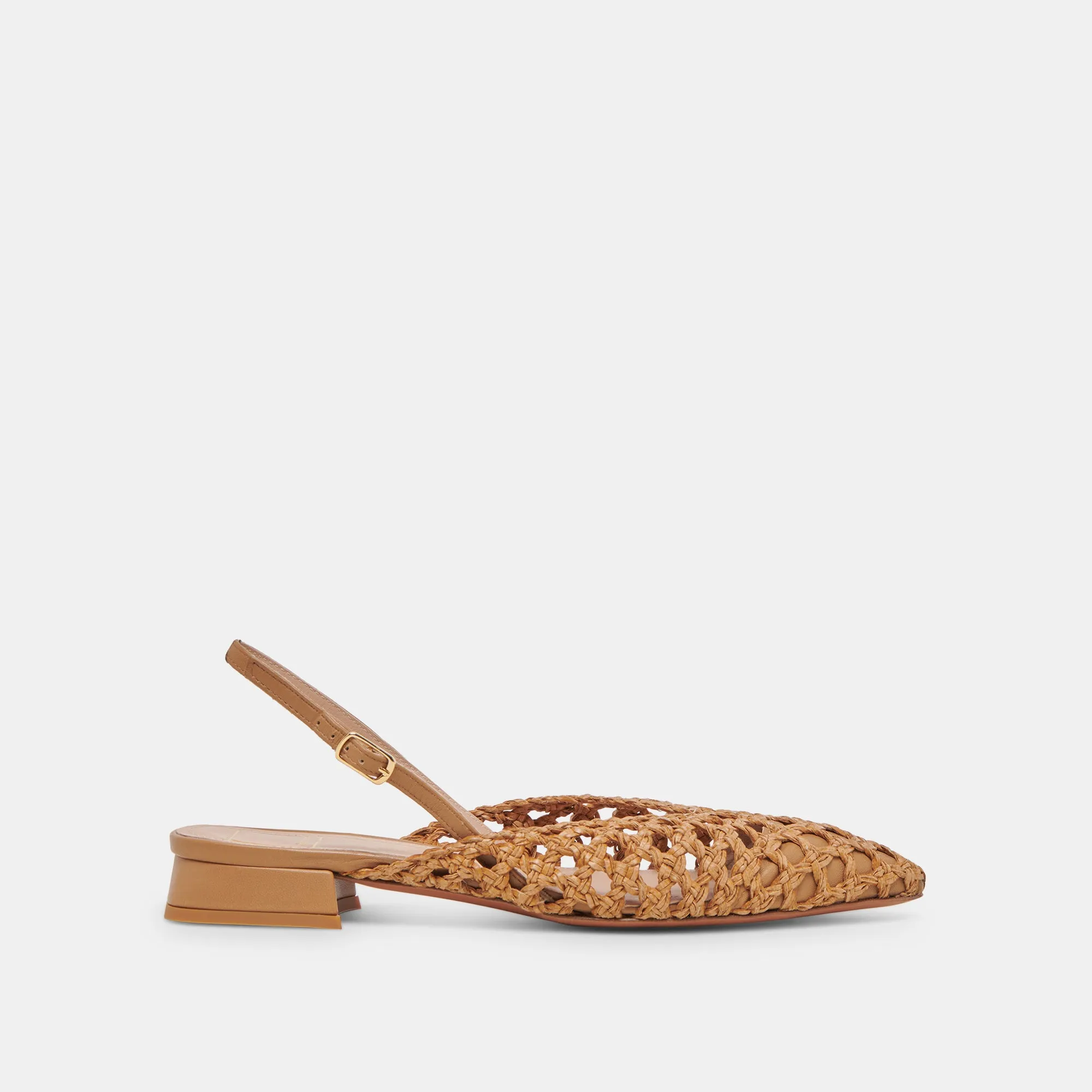 CYNDI FLATS NATURAL WOVEN