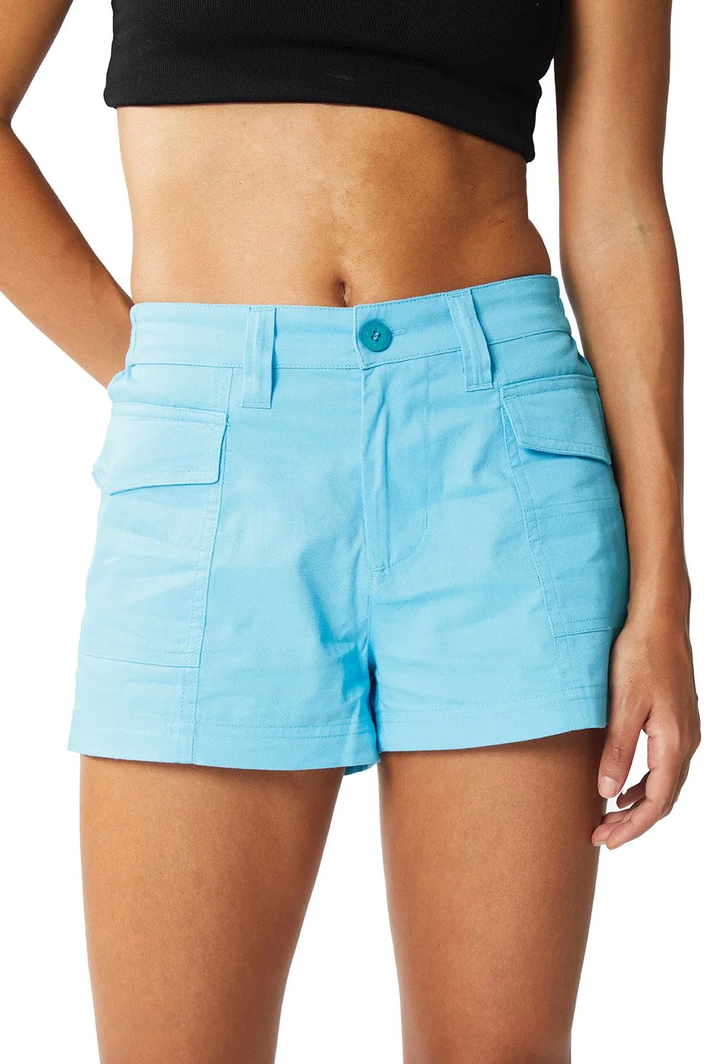 Deep Blue Utility Shorts