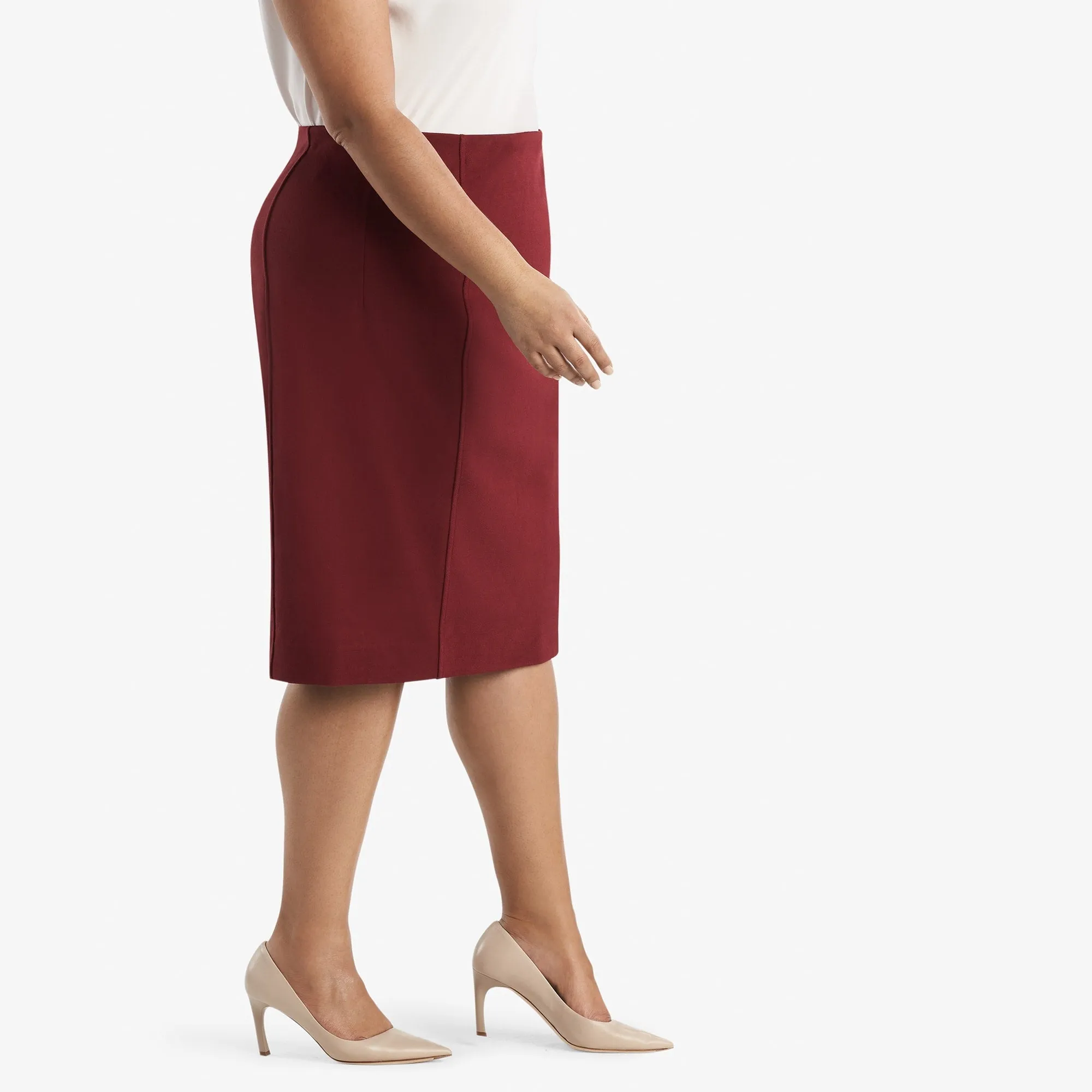 Dorchester Skirt - Textured Ponte :: Pinot