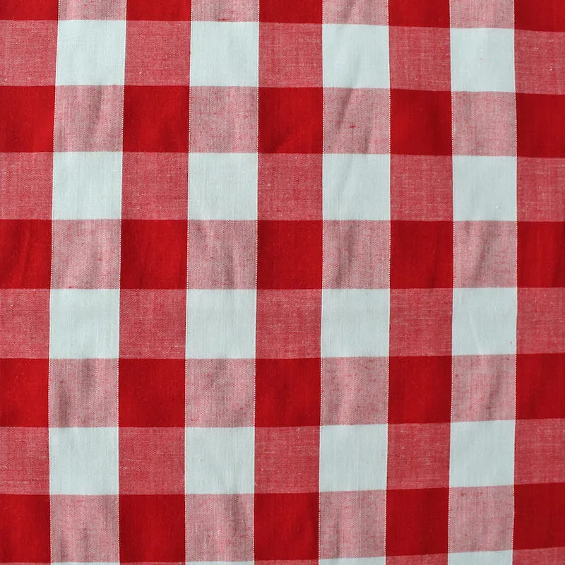 Dressmaking Bold Gingham - Red