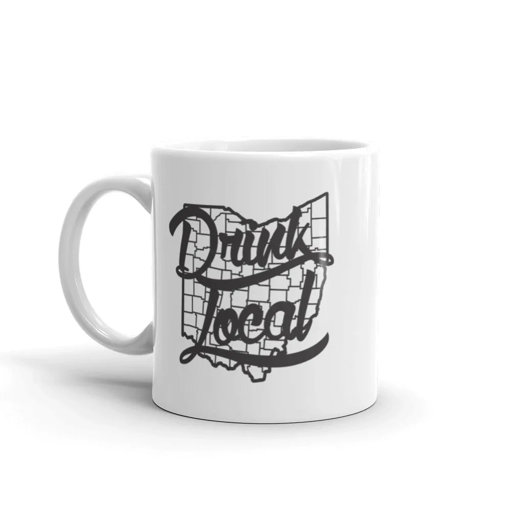 Drink Local glossy mug