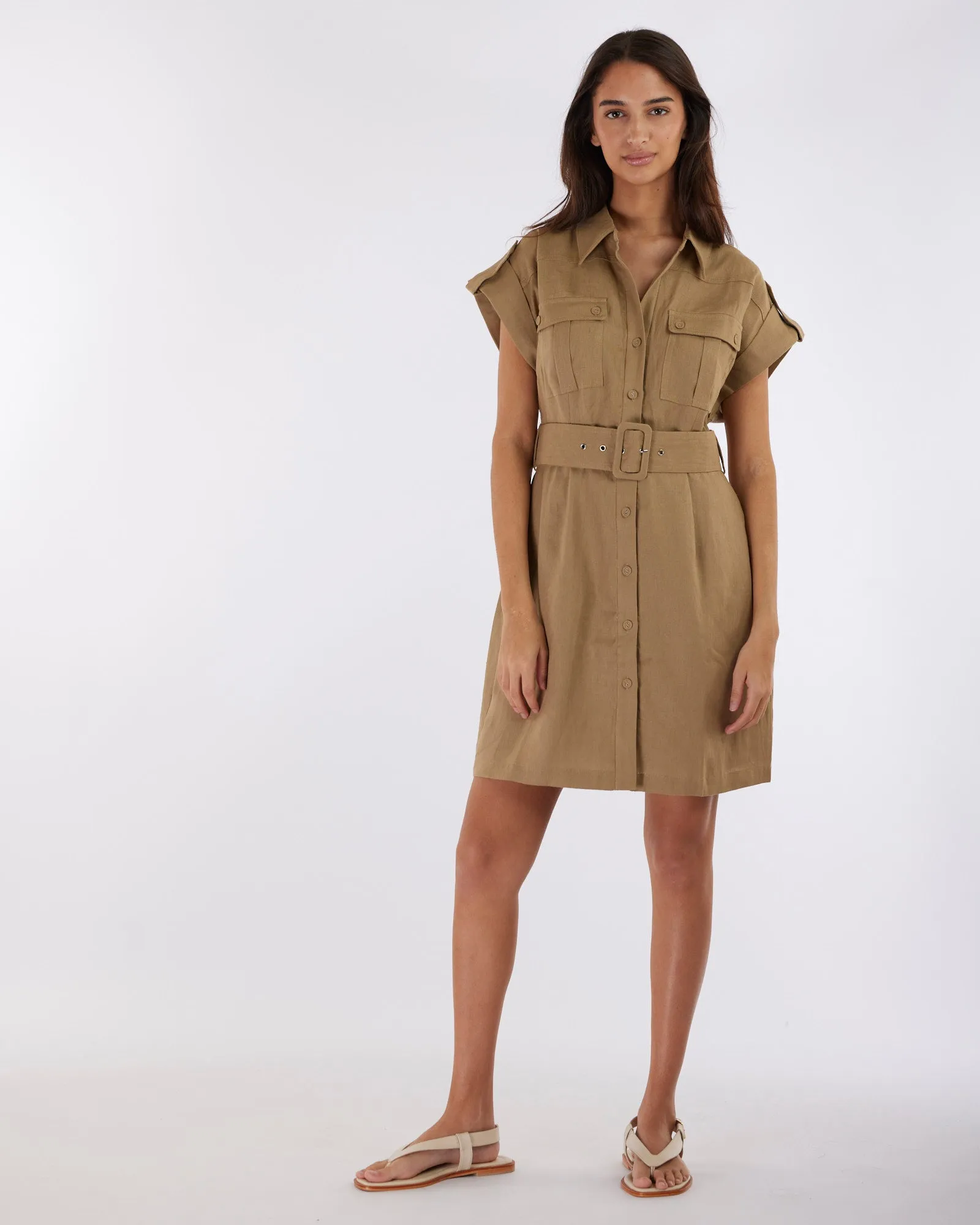 Esra Utility Mini Dress - Zataar