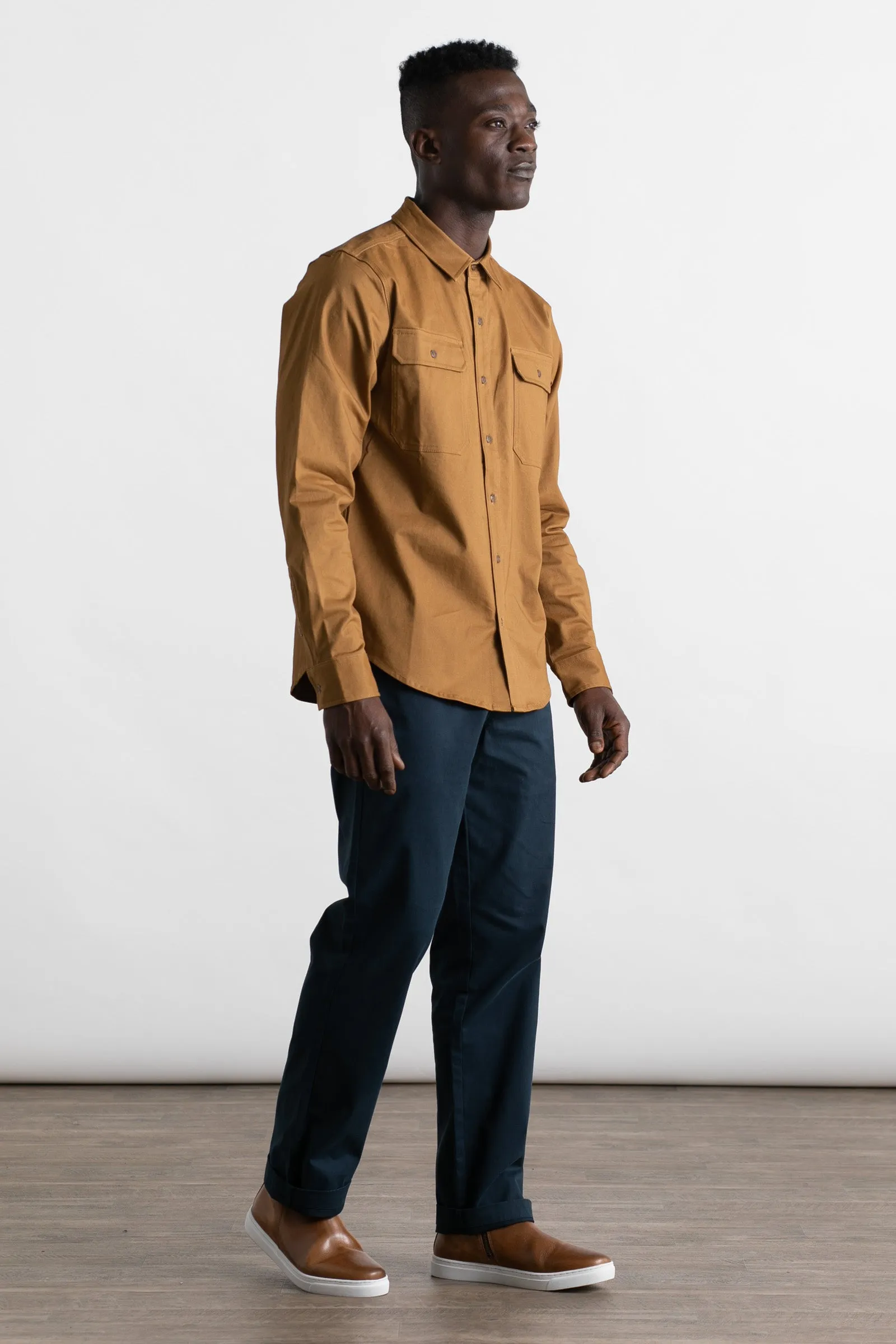 Eugene Utility Shirt / Dark Khaki