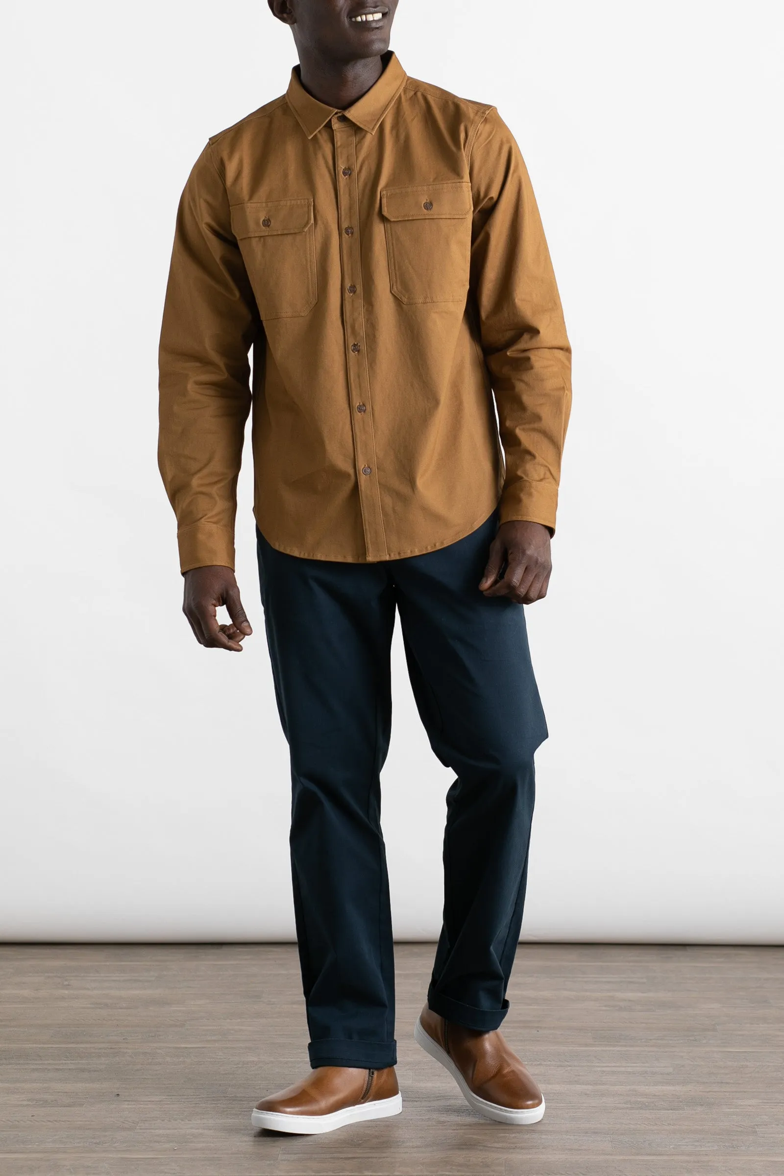 Eugene Utility Shirt / Dark Khaki