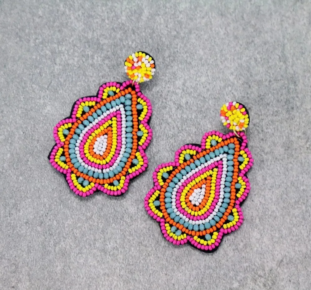 Fiesta earrings    Multi colored